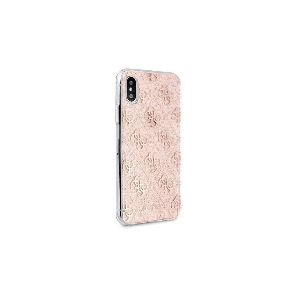 Hurtownia GSM - Etui Guess GUHCI65PCU4GLPI Apple iPhone XS Max rosa/pink hartschale 4G Glitter - GUE412PNK - {ean13} - Hurt