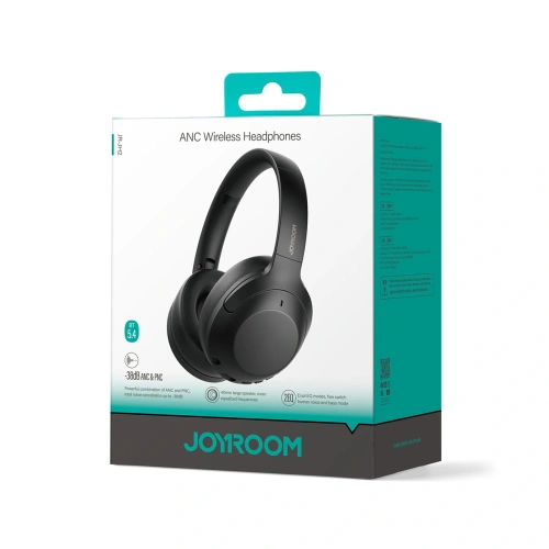 Bezprzewodowe słuchawki nauszne Joyroom J-Head Series JR-JH2 ANC Bluetooth 5.4 czarne