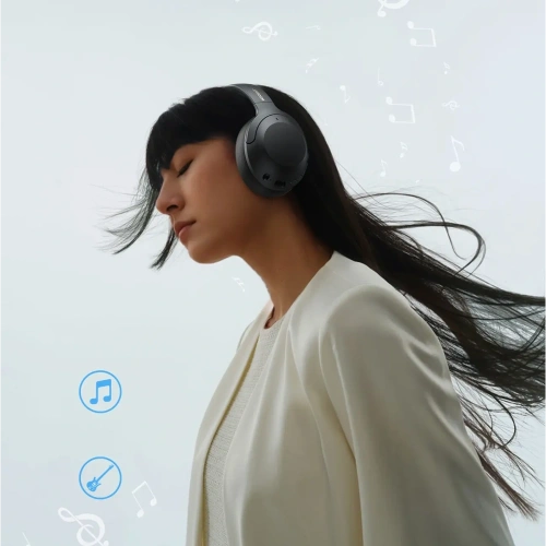 Bezprzewodowe słuchawki nauszne Joyroom J-Head Series JR-JH2 ANC Bluetooth 5.4 czarne