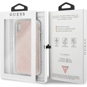 Hurtownia GSM - Etui Guess GUHCI65PCU4GLPI Apple iPhone XS Max rosa/pink hartschale 4G Glitter - GUE412PNK - {ean13} - Hurt