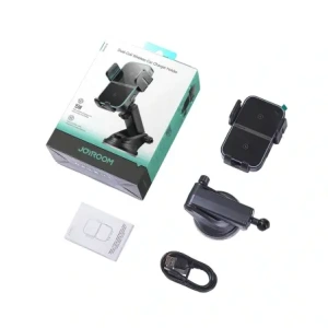 Hurtownia GSM - Joyroom JR-ZS246 S 15W fekete pilótafülkés autós tartó induktív töltővel - JYR1114 - {ean13} - Hurt