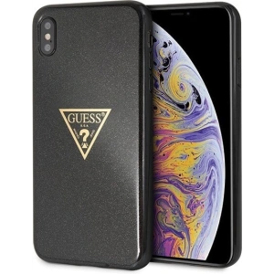 Hurtownia GSM - Etui Guess GUHCI65SGTLBK Apple iPhone XS Max schwarz/black Hartschale Glitter Triangle - GUE413BLK - {ean13} - Hurt