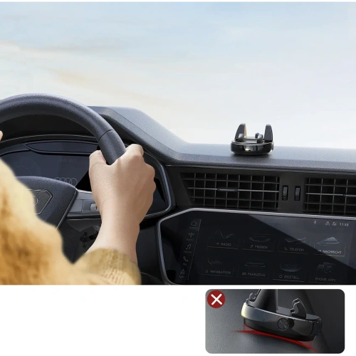 Uchwyt samochodowy na kokpit Joyroom JR-ZS330 obrotowy czarny