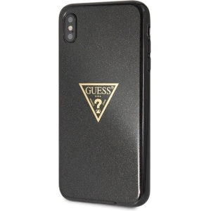 Hurtownia GSM - Etui Guess GUHCI65SGTLBK Apple iPhone XS Max schwarz/black Hartschale Glitter Triangle - GUE413BLK - {ean13} - Hurt