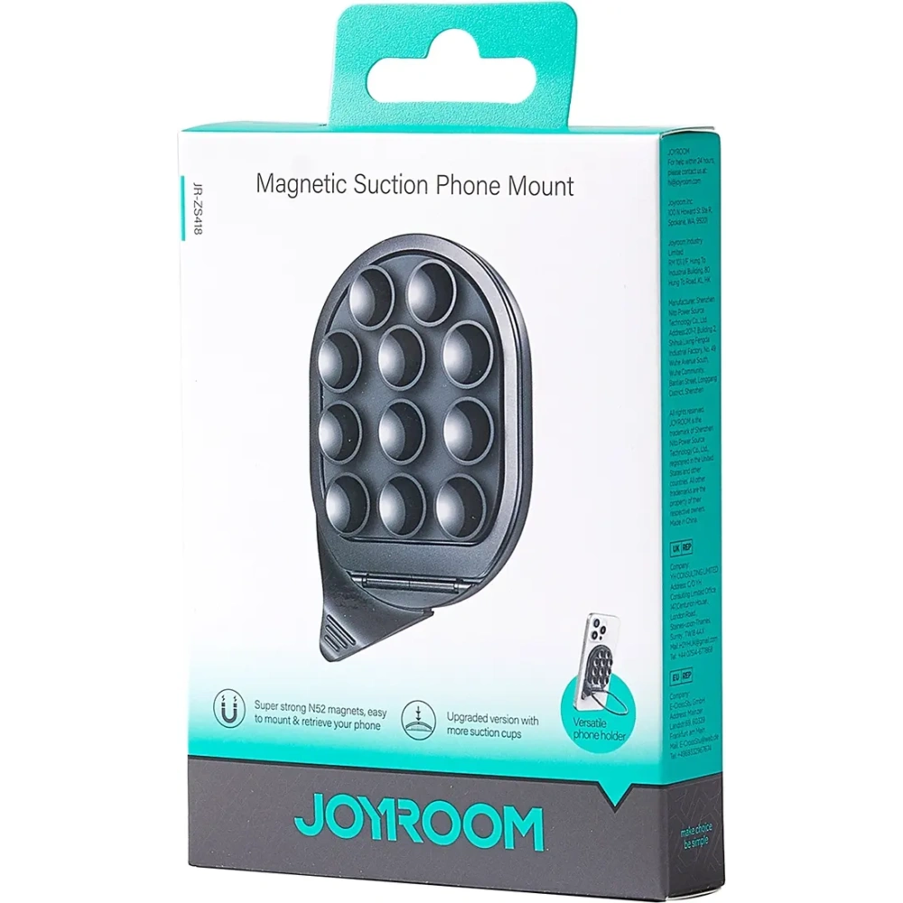 Hurtownia GSM - Joyroom JR-ZS418 okostelefon tartó állvánnyal és tapadókorongokkal MagSafe fekete - JYR1117 - {ean13} - Hurt