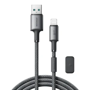 Hurtownia GSM - Joyroom S-A50 Seria Unlimited cablu USB-A / Lightning 3A cu organizator magnetic 1.2m gri - JYR1119 - {ean13} - Hurt