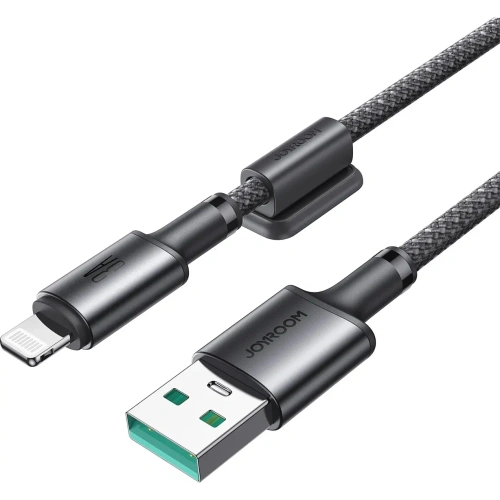 Kabel Joyroom S-A50 Unlimited Series 3A USB-A / Lightning z organizerem magnetycznym 1.2m szary