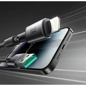Hurtownia GSM - Joyroom S-A50 Korlátlan Sorozat 3A USB-A / Lightning kábel mágneses rendezővel 1.2m szürke - JYR1119 - {ean13} - Hurt