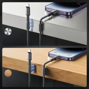 Wholesale Joyroom S-A50 Unlimited Series 3A USB-A / Lightning cable with magnetic organiser 1.2m grey - JYR1119 - {ean13} - Hurt