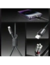 Hurtownia GSM - Kabel Joyroom S-A50 Unlimited Series 3A USB-A / Lightning s magnetickým organizérem 1.2m šedý - JYR1119 - {ean13} - Hurt