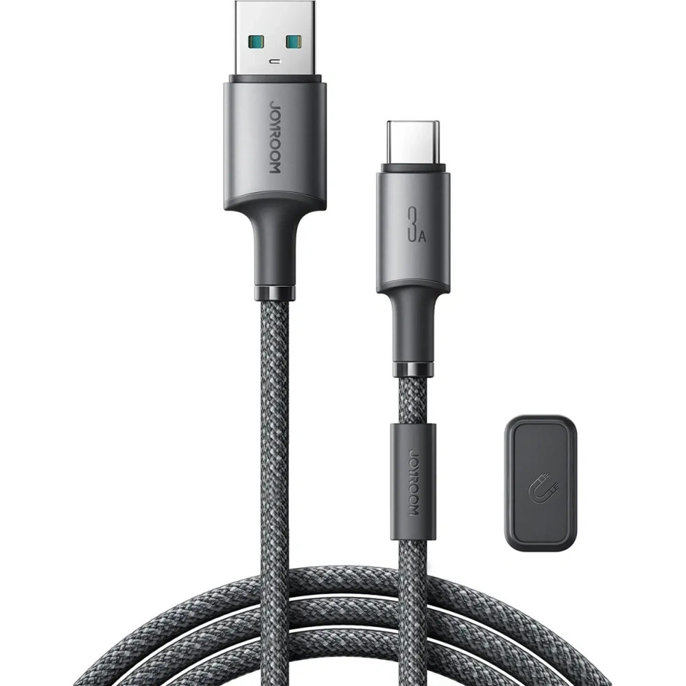 Hurtownia GSM - Joyroom S-A50 Unlimited Series 3A USB-A / USB-C kábel mágneses rendezővel 1.2m szürke - JYR1120 - {ean13} - Hurt