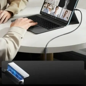 Hurtownia GSM - Joyroom S-A50 Unlimited Series 3A USB-A / USB-C kábel mágneses rendezővel 1.2m szürke - JYR1120 - {ean13} - Hurt