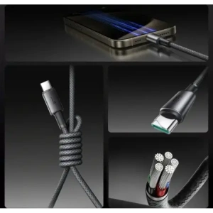 Hurtownia GSM - Joyroom S-A50 Unlimited Series 3A USB-A / USB-C kábel mágneses rendezővel 1.2m szürke - JYR1120 - {ean13} - Hurt