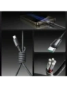 Hurtownia GSM - Joyroom S-A50 Unlimited Series 3A USB-A / USB-C kábel mágneses rendezővel 1.2m szürke - JYR1120 - {ean13} - Hurt