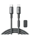 Joyroom S-A50 Unlimited Series 60W USB-C / Lightning-Kabel mit magnetischem Organizer 1.2m grau