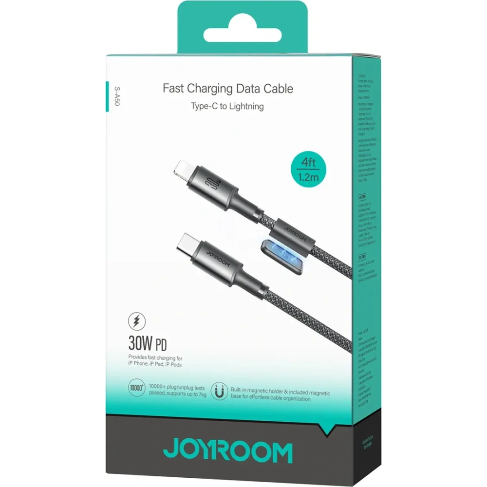 Hurtownia GSM - Kabel Joyroom S-A50 Unlimited Series 60W USB-C / Lightning z organizerem magnetycznym 1.2m szary - JYR1121 - {ean13} - Hurt