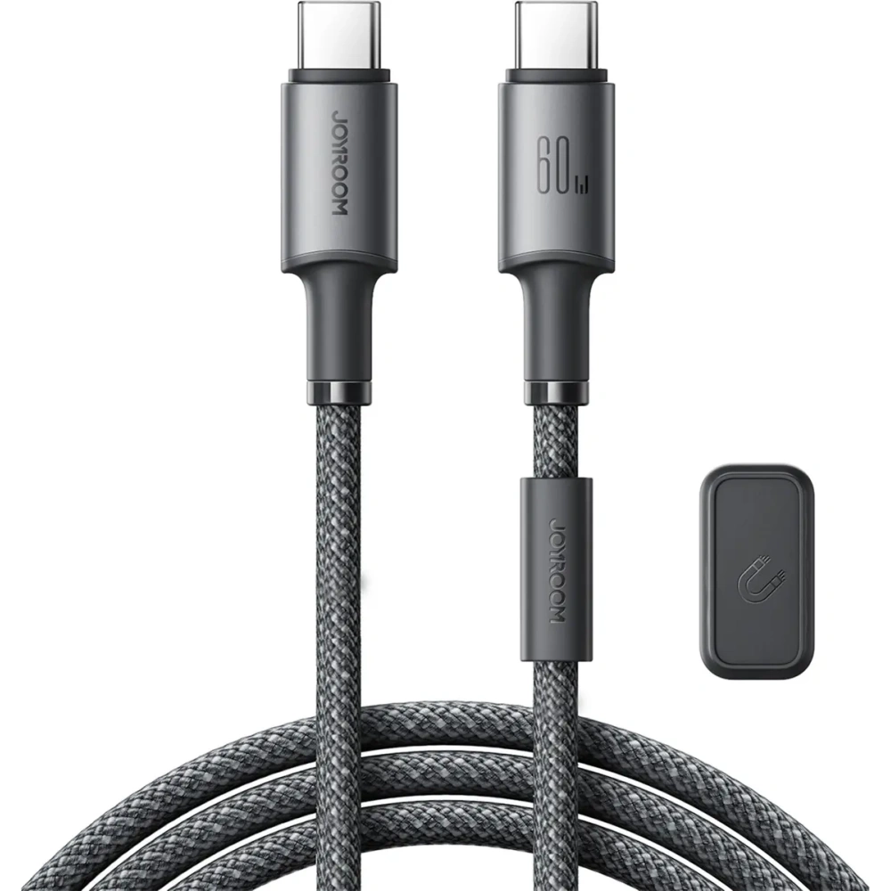 Hurtownia GSM - Joyroom S-A50 Seria Nelimitată cablu USB-C / USB-C de 60W cu organizator magnetic 1.2m gri - JYR1122 - {ean13} - Hurt