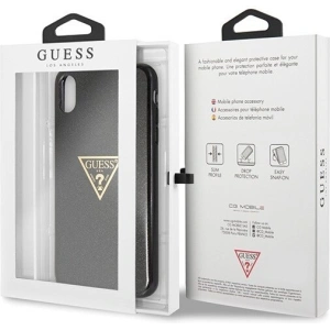 Hurtownia GSM - Etui Guess GUHCI65SGTLBK Apple iPhone XS Max schwarz/black Hartschale Glitter Triangle - GUE413BLK - {ean13} - Hurt