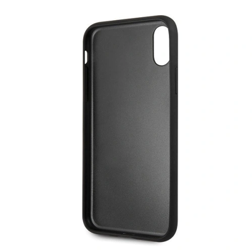 Etui Guess GUHCI65SLSABK Apple iPhone XS Max czarny/black hard case Saffiano Silicone