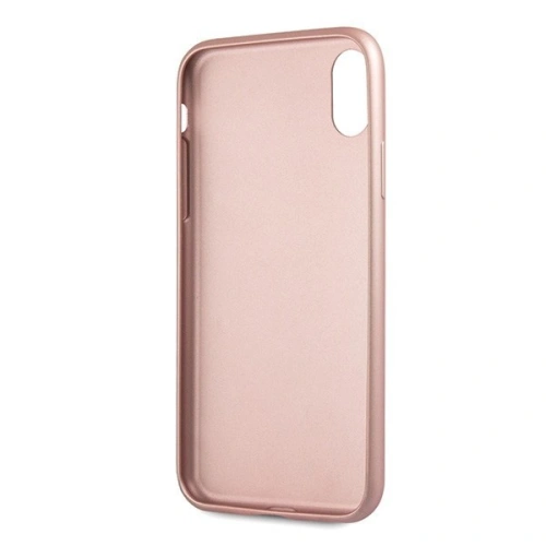 Etui Guess GUHCI65SLSAPI Apple iPhone XS Max różowy/pink hard case Saffiano Silicone
