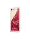 Wholesale Guess GUHCI8GLUFLRA Apple iPhone SE 2022/SE 2020/8/7 raspberry hard case Glitter Liquid - GUE416RASP - {ean13} - Hurt