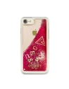 Wholesale Guess GUHCI8GLUFLRA Apple iPhone SE 2022/SE 2020/8/7 raspberry hard case Glitter Liquid - GUE416RASP - {ean13} - Hurt