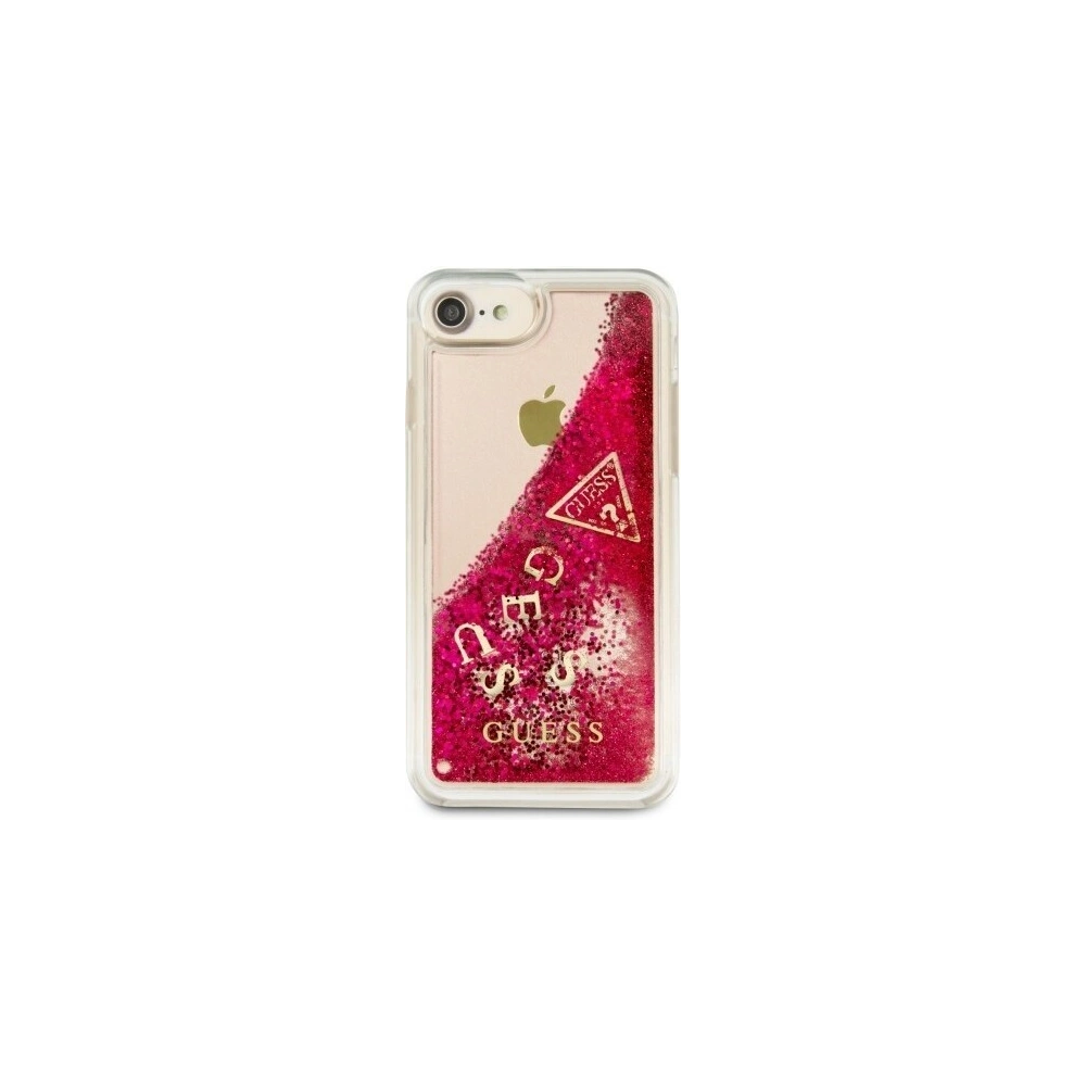 Hurtownia GSM - Etui Guess GUHCI8GLUFLRA Apple iPhone SE 2022/SE 2020/8/7 raspberry hard case Glitter Liquid - GUE416RASP - {ean13} - Hurt