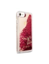 Wholesale Guess GUHCI8GLUFLRA Apple iPhone SE 2022/SE 2020/8/7 raspberry hard case Glitter Liquid - GUE416RASP - {ean13} - Hurt