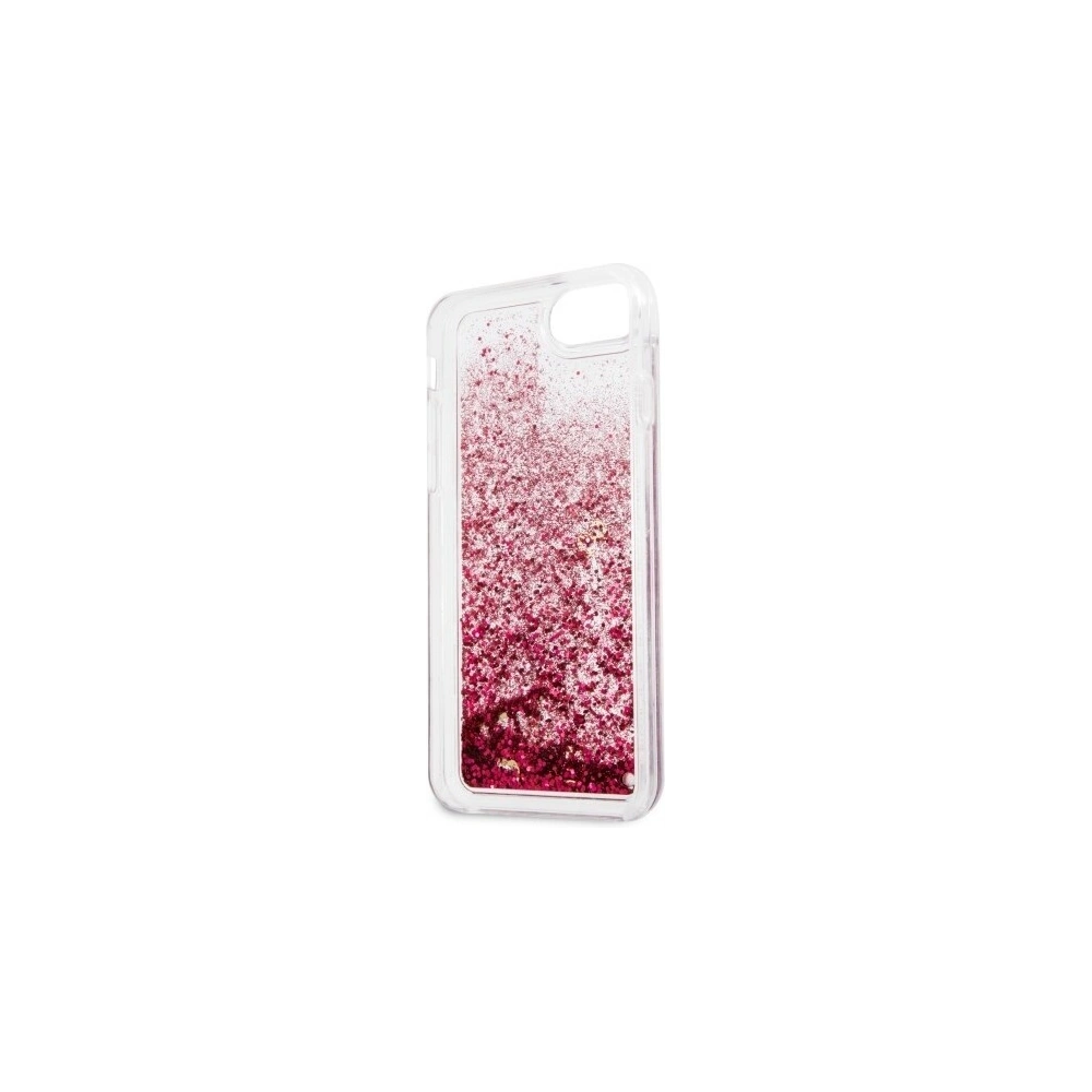 Hurtownia GSM - Etui Guess GUHCI8GLUFLRA Apple iPhone SE 2022/SE 2020/8/7 raspberry hard case Glitter Liquid - GUE416RASP - {ean13} - Hurt