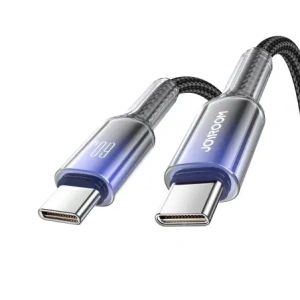 Wholesale Joyroom S-A42 Crystal-Clear Series 60W USB-C / USB-C cable 1.2m black - JYR1127 - {ean13} - Hurt