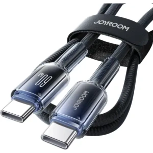 Wholesale Joyroom S-A42 Crystal-Clear Series 60W USB-C / USB-C cable 1.2m black - JYR1127 - {ean13} - Hurt