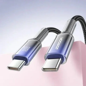 Wholesale Joyroom S-A42 Crystal-Clear Series 60W USB-C / USB-C cable 1.2m black - JYR1127 - {ean13} - Hurt