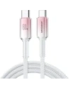 Hurtownia GSM - Joyroom S-A42 Crystal-Clear Series 60W USB-C / USB-C kábel 1.2m fehér - JYR1128 - {ean13} - Hurt
