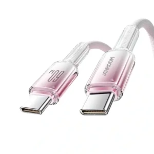 Hurtownia GSM - Joyroom S-A42 Crystal-Clear Series 60W USB-C / USB-C kábel 1.2m fehér - JYR1128 - {ean13} - Hurt