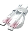 Hurtownia GSM - Joyroom S-A42 Crystal-Clear Series 60W USB-C / USB-C kábel 1.2m fehér - JYR1128 - {ean13} - Hurt