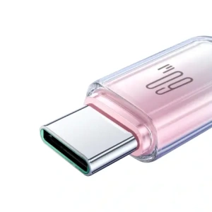 Wholesale Joyroom S-A42 Crystal-Clear Series 60W USB-C / USB-C cable 1.2m white - JYR1128 - {ean13} - Hurt