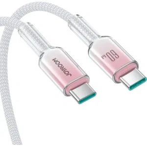 Wholesale Joyroom S-A42 Crystal-Clear Series 60W USB-C / USB-C cable 1.2m white - JYR1128 - {ean13} - Hurt