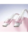 Wholesale Joyroom S-A42 Crystal-Clear Series 60W USB-C / USB-C cable 1.2m white - JYR1128 - {ean13} - Hurt