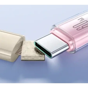 Wholesale Joyroom S-A42 Crystal-Clear Series 60W USB-C / USB-C cable 1.2m white - JYR1128 - {ean13} - Hurt