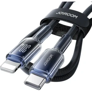 Wholesale Joyroom S-A42 Crystal-Clear Series 30W USB-C / Lightning cable 1.2m black - JYR1129 - {ean13} - Hurt