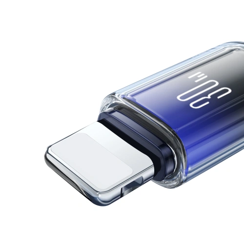 Kabel Joyroom S-A42 Crystal-Clear Series 30W USB-C / Lightning 1.2m czarny