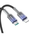 Wholesale Joyroom S-A42 Crystal-Clear Series 30W USB-C / Lightning cable 1.2m black - JYR1129 - {ean13} - Hurt