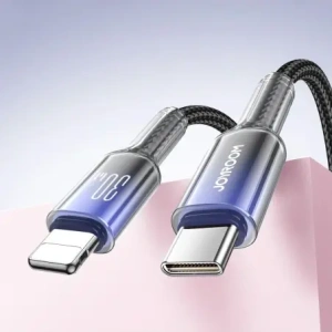 Wholesale Joyroom S-A42 Crystal-Clear Series 30W USB-C / Lightning cable 1.2m black - JYR1129 - {ean13} - Hurt
