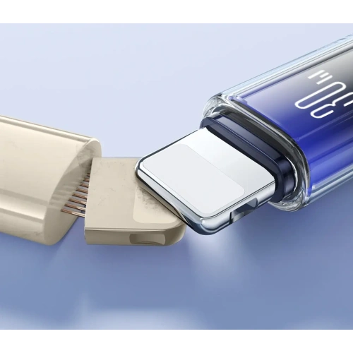 Kabel Joyroom S-A42 Crystal-Clear Series 30W USB-C / Lightning 1.2m czarny