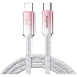 Wholesale Joyroom S-A42 Crystal-Clear Series 30W USB-C / Lightning cable 1.2m white - JYR1130 - {ean13} - Hurt