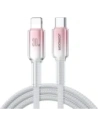 Joyroom S-A42 Crystal-Clear Series 30W USB-C / Lightning-Kabel 1,2 m weiß