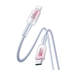 Wholesale Joyroom S-A42 Crystal-Clear Series 30W USB-C / Lightning cable 1.2m white - JYR1130 - {ean13} - Hurt