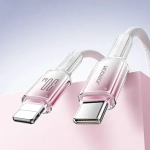 Wholesale Joyroom S-A42 Crystal-Clear Series 30W USB-C / Lightning cable 1.2m white - JYR1130 - {ean13} - Hurt