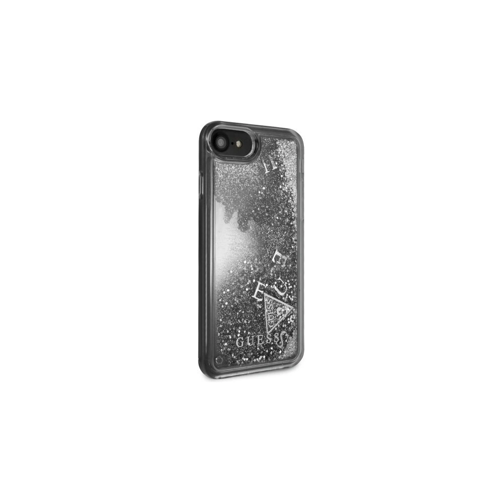 Etui Guess GUHCI8GLUFLSI Apple iPhone SE 2022/SE 2020/8/7 silver/srebrny hard case Glitter Liquid