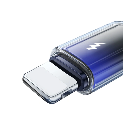 Kabel Joyroom S-A42 Crystal-Clear Series 3A USB-A / Lightning 1.2m czarny